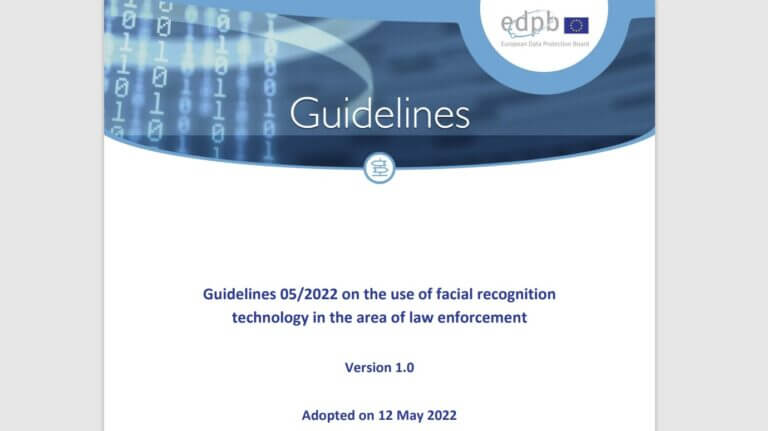 Linee guida EDPB