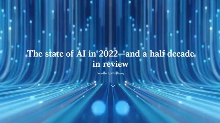 McKinsey State AI 2022