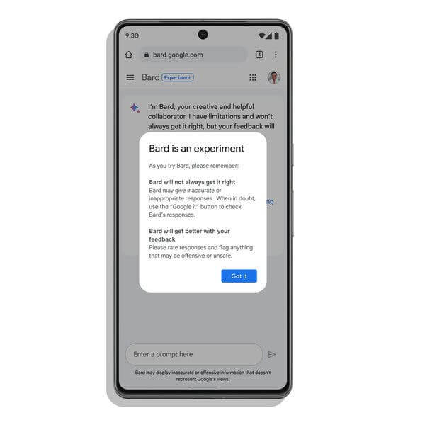Google Bard, è un esperimento