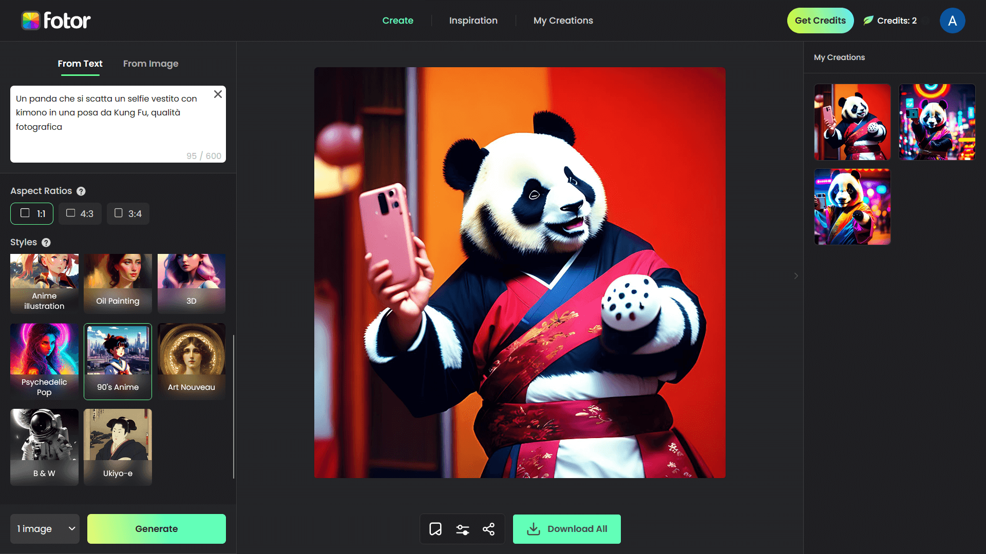 Fotor: Libera la tua creatività con la potente generazione di immagini basata sull'Intelligenza Artificiale