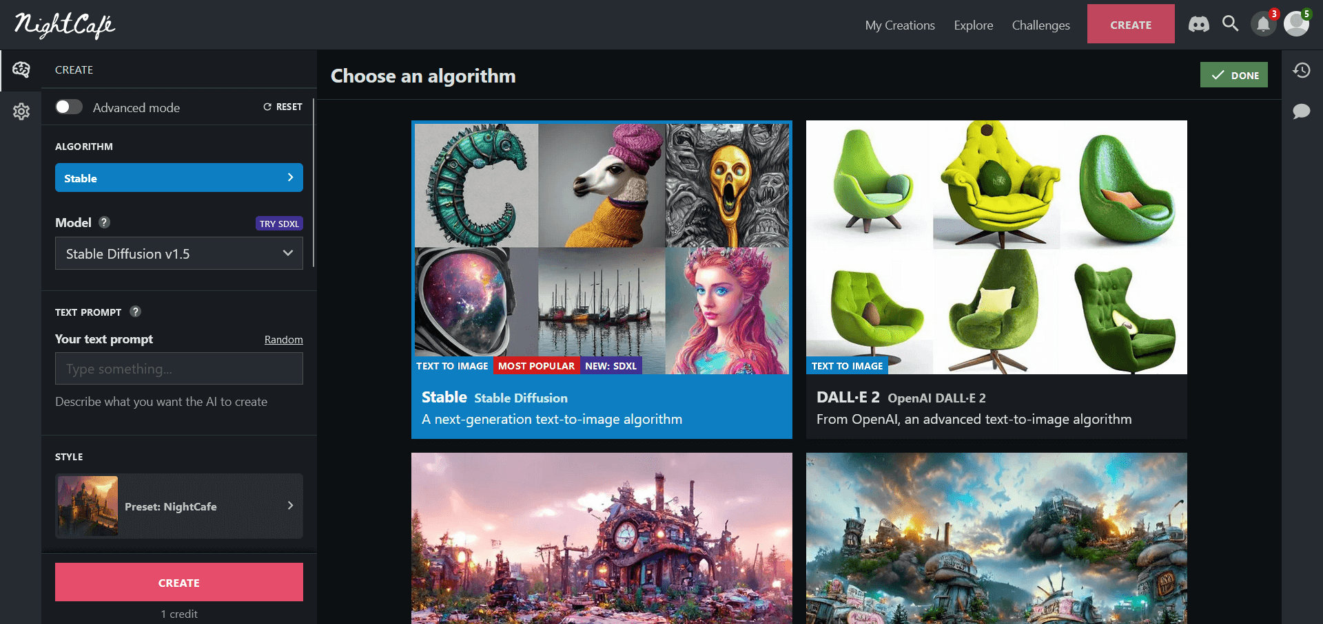 Generazione immagini AI