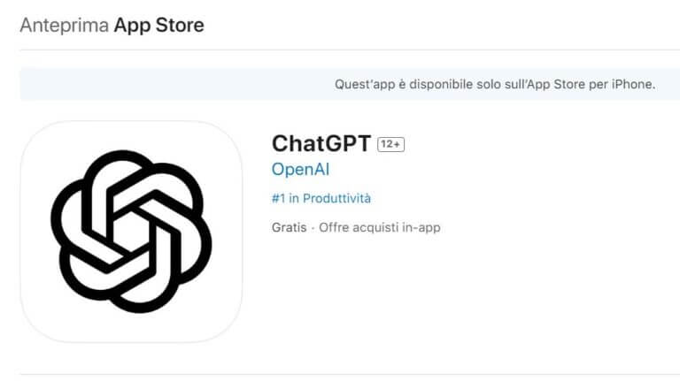 chatGPT iPhone
