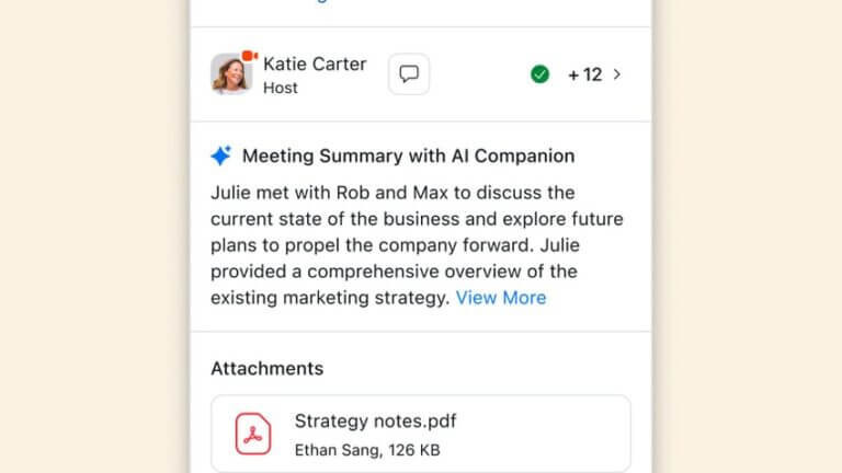 Zoom AI Companion