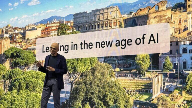 Leggi l'articolo Il CEO di Microsoft Satya Nadella a Roma: «L’AI è una forza motrice con impatti concreti sul mondo reale»