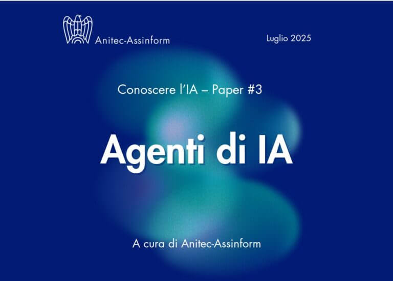 Leggi l'articolo Agenti AI: perché sono un’opportunità per rafforzare competitività ed efficienza del sistema produttivo italiano