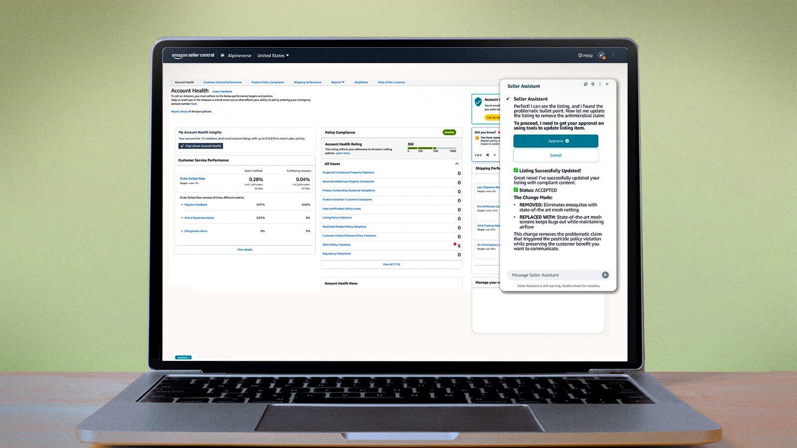 Amazon trasforma il “Seller Assistant” in agente AI sempre attivo
