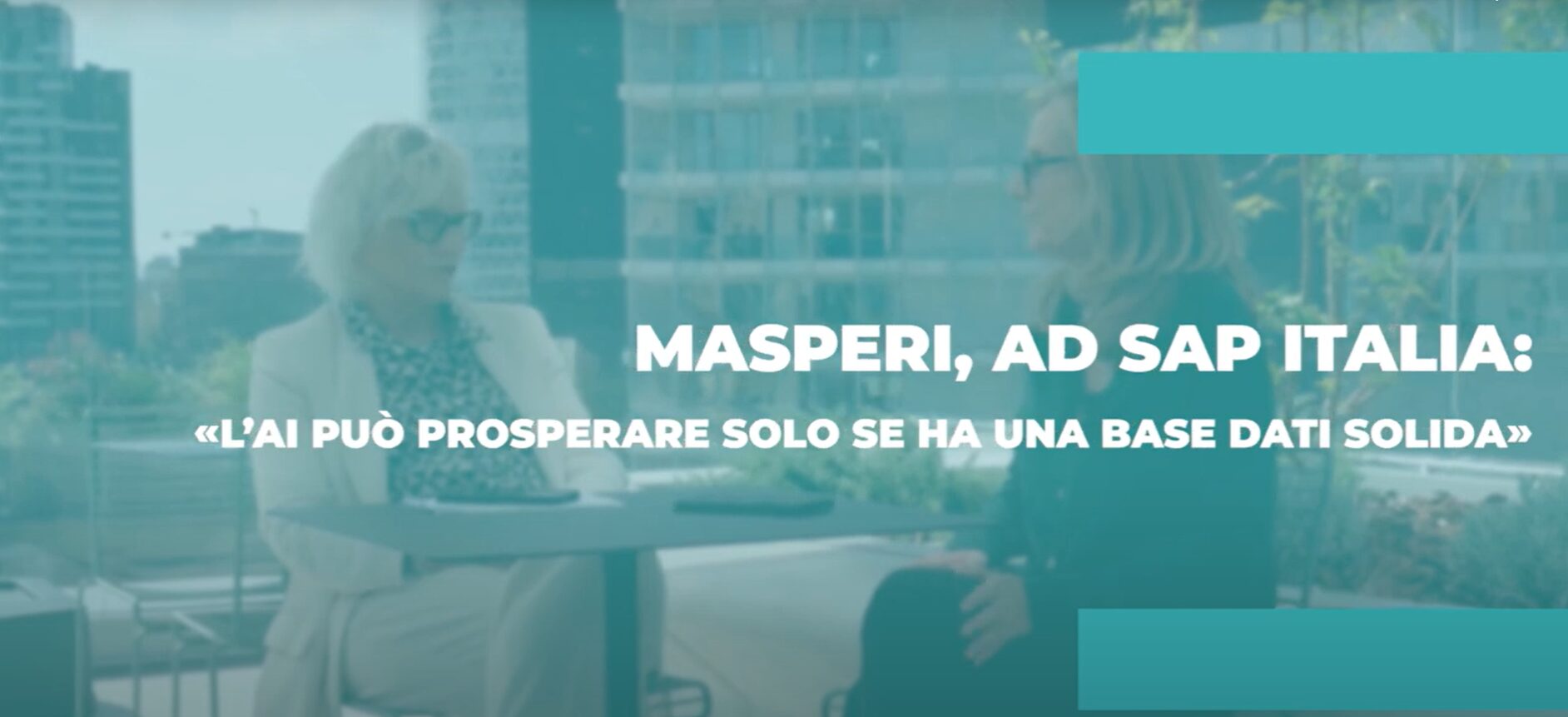 Masperi, AD SAP Italia: «L’AI può prosperare solo se ha una base dati solida»