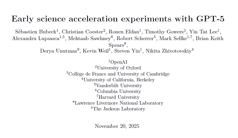 Nasce OpenAI for Science: ecco come GPT-5 accelera la scienza