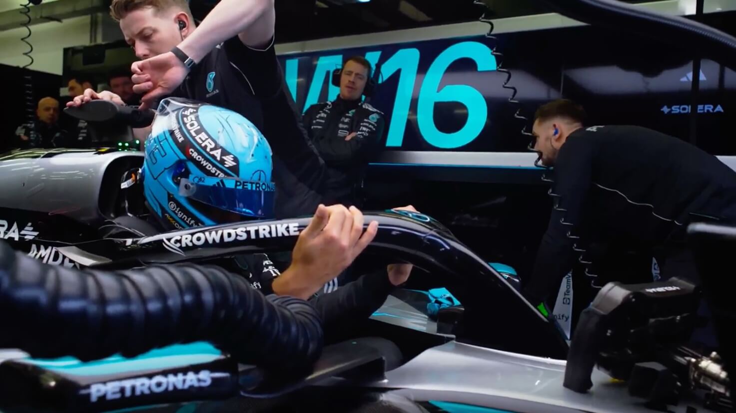 Mercedes Amg Petronas realtà aumentata 