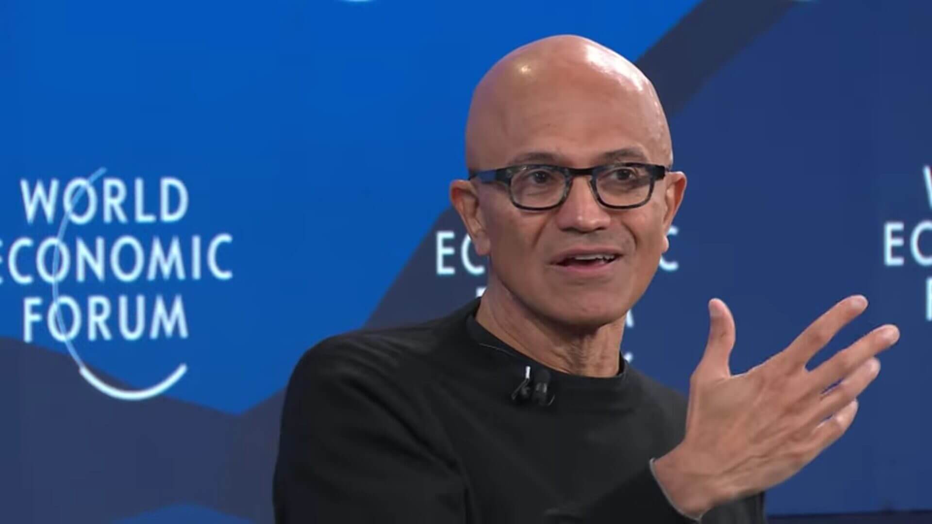 sovranità tecnologica Nadella WEF