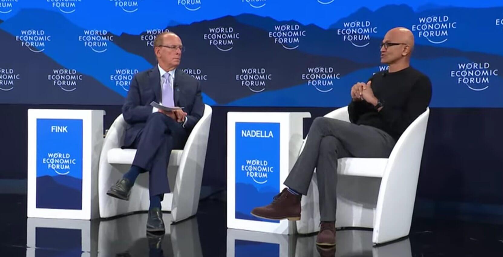 sovranità tecnologica Nadella WEF