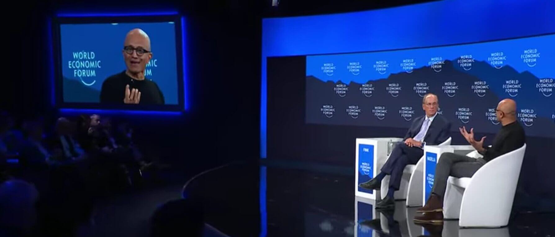 sovranità tecnologica Nadella WEF