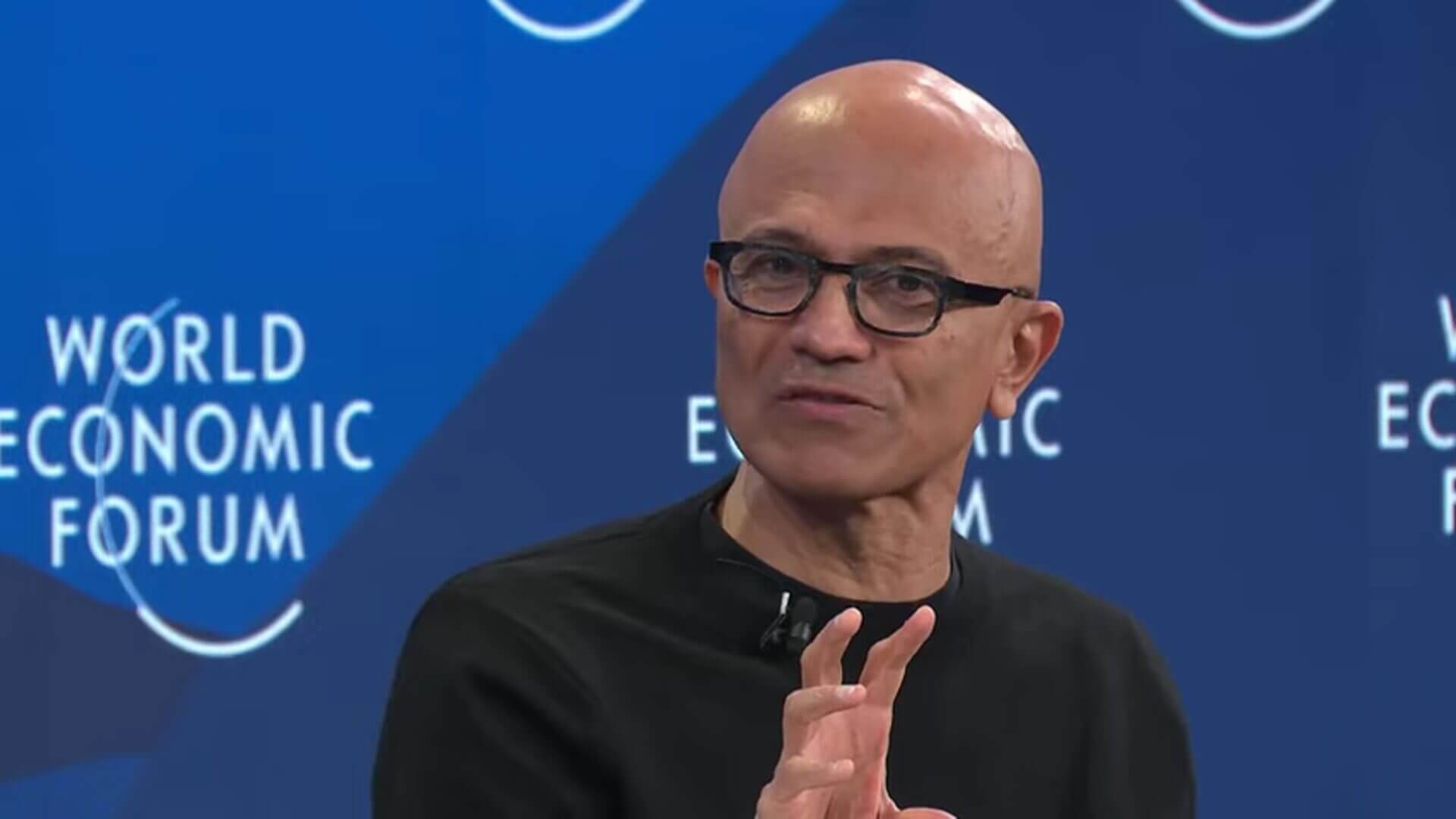 sovranità tecnologica Nadella WEF