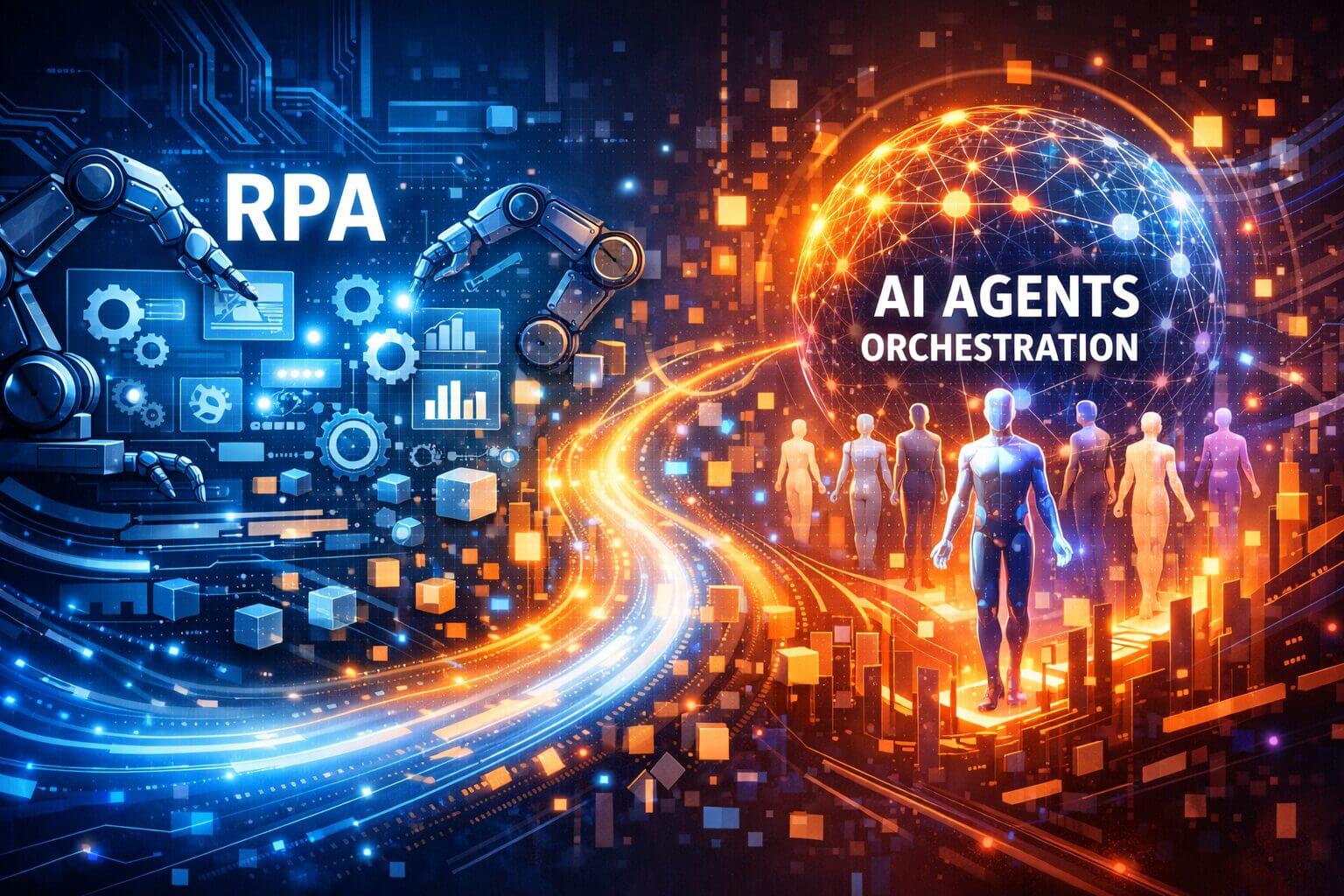 La RPA e la transizione verso l’orchestrazione agentica su AI