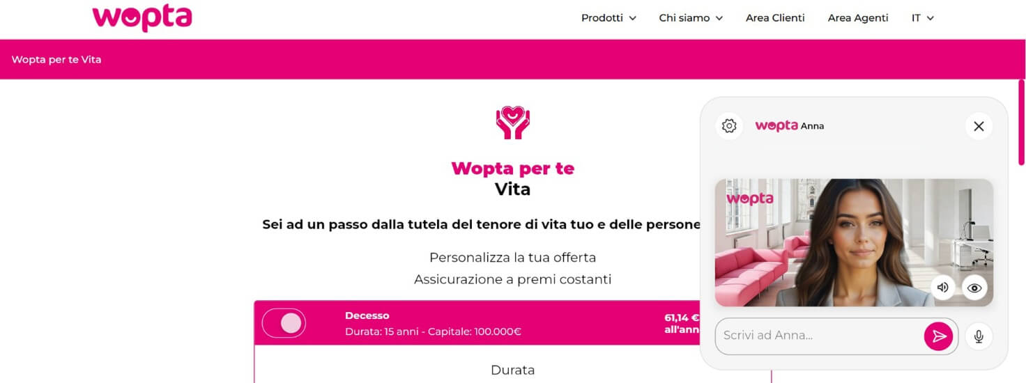 Assicurazioni agente AI