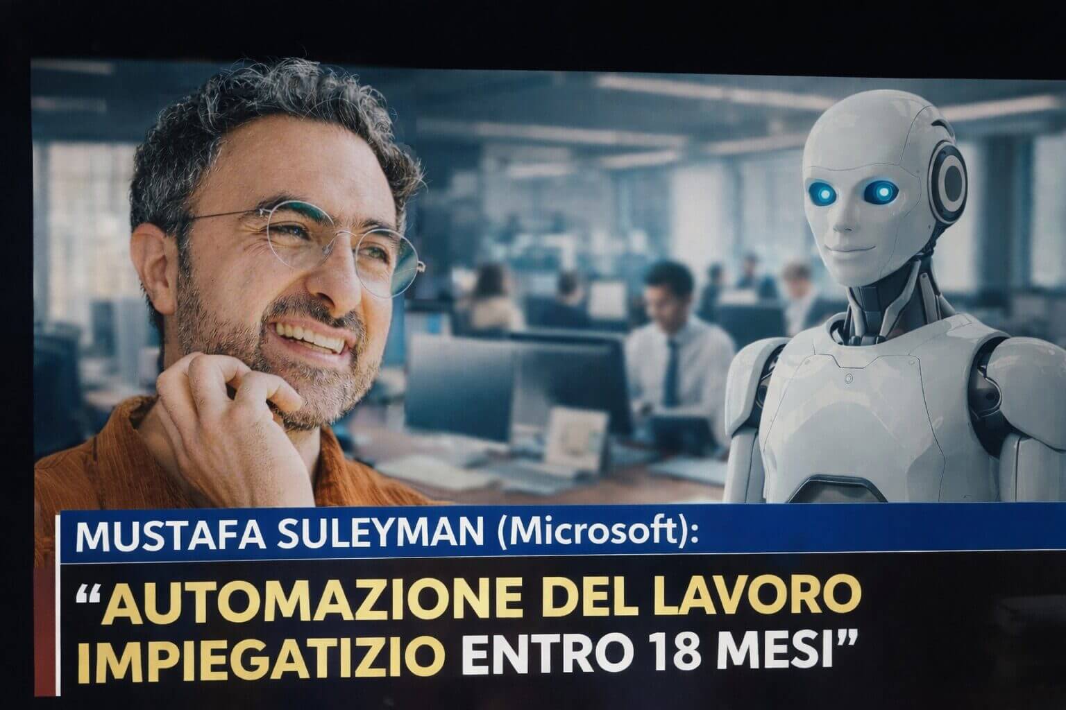 Mustafa Suleyman automazione lavoro