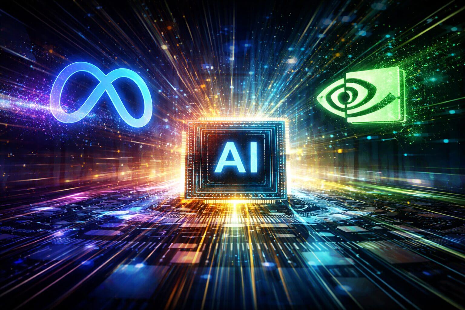 Nvidia firma un accordo miliardario con Meta sui chip AI