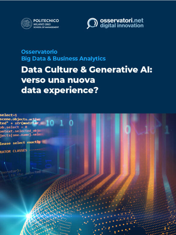 Si va verso una nuova data experience? La visione dell’Osservatorio Big Data & Business Analytics
