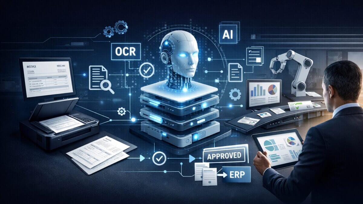 Immagine in primo piano del post: Intelligent Document Processing: come l’hyperautomation riduce il data-entry manuale nella gestione documentale