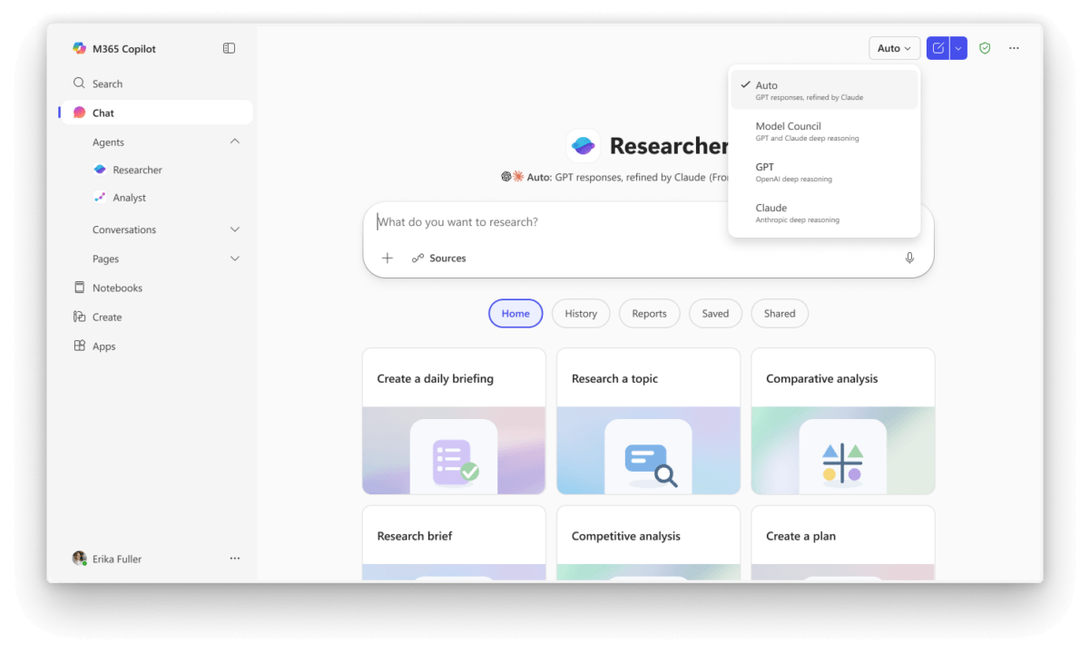 Copilot Cowork e Researcher: Microsoft punta al "control plane" dell'impresa