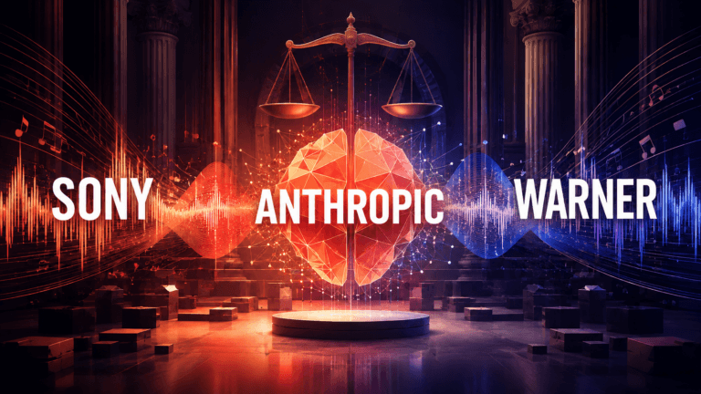 Anthropic copyright Sony Warner