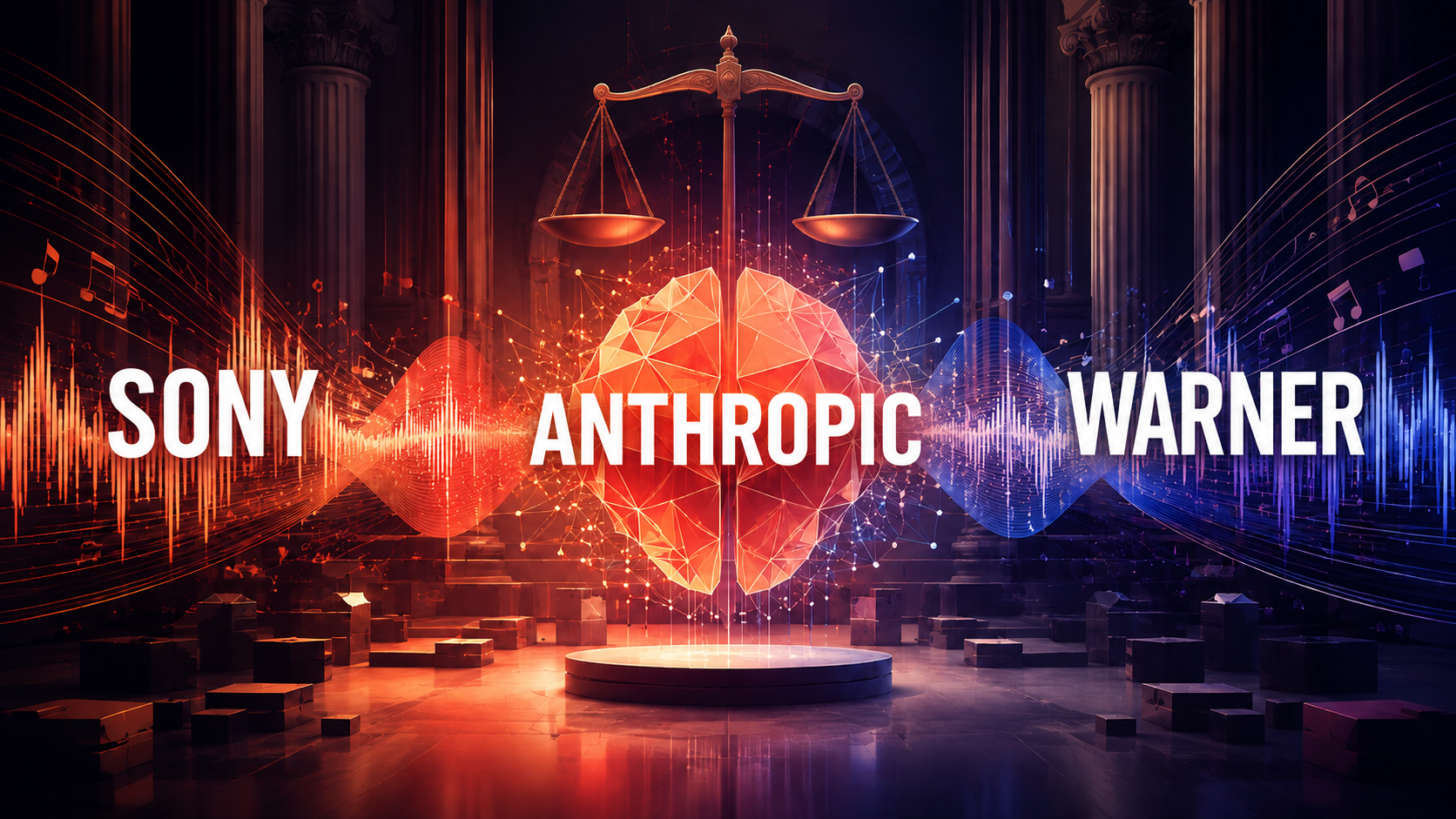 Anthropic copyright Sony Warner