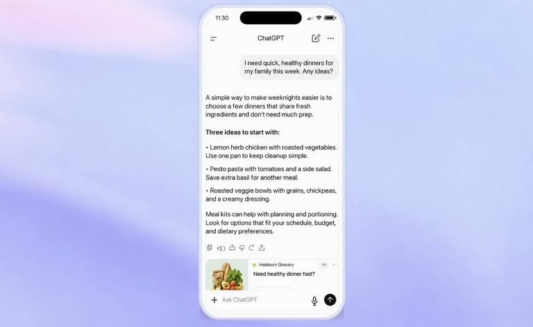 ChatGPT Ads