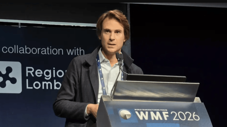 François Bohuon, managing director di Palantir, al World Manufacturing Forum di Milano