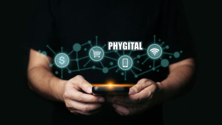 Phygital,Marketing,Involves,Merging,Tangible,Physical,And,The,Digital,Physical